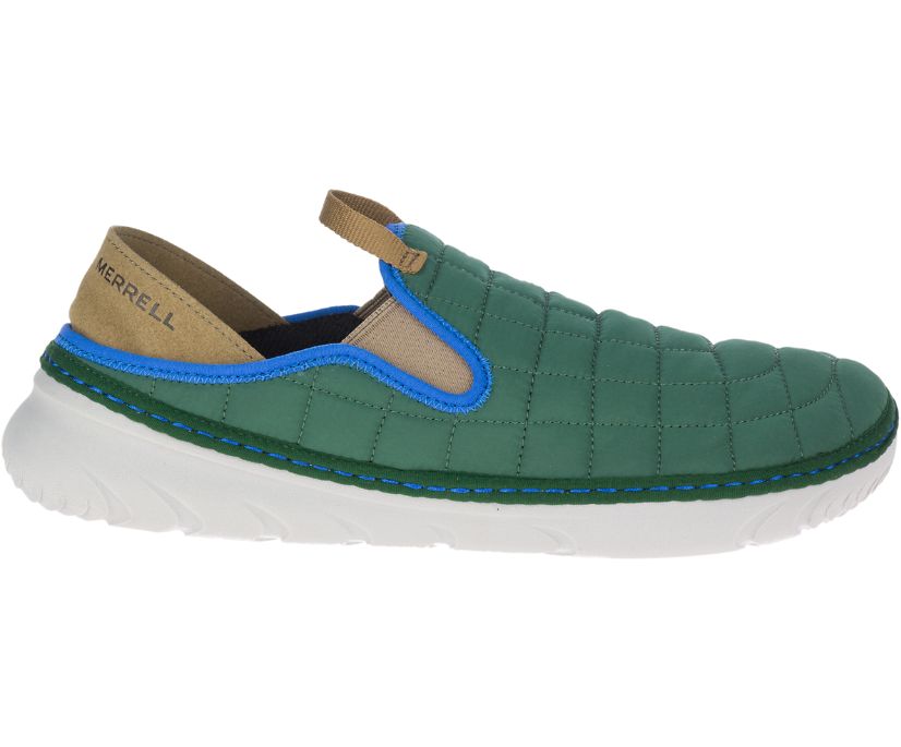 Buty Merrell Hut Moc - Slip Ons Męskie Merrell - Zielone [UJVMB-8693]